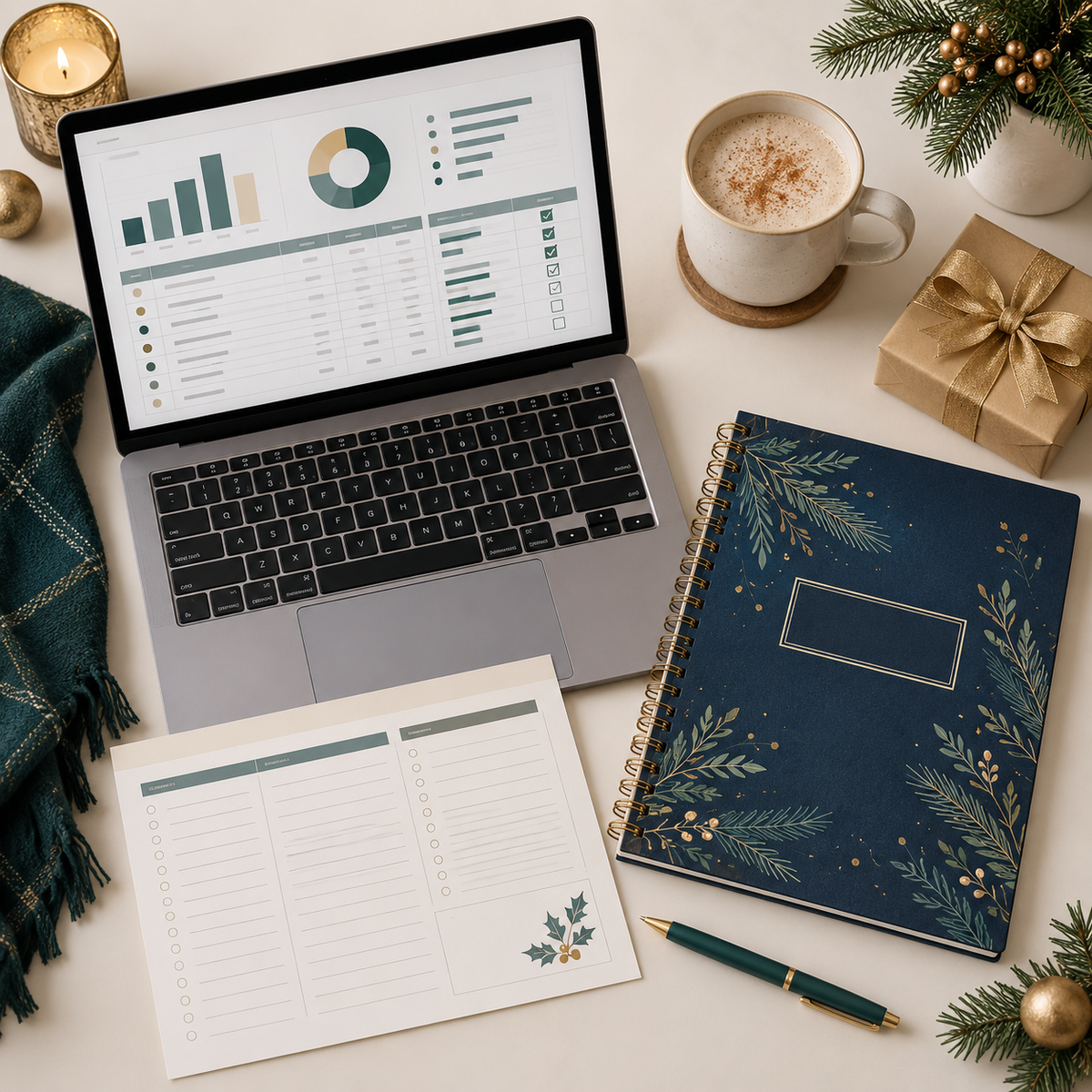 Holiday Deal and Gift Budget Command Center lifestyle mockup