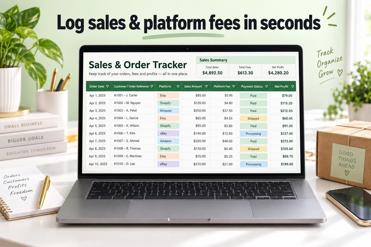 Small Business Bookkeeping Spreadsheet – preview 7