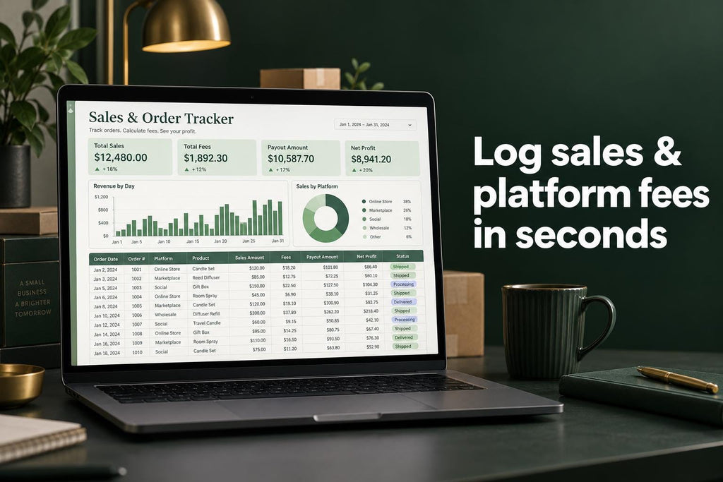 Small Business Bookkeeping Spreadsheet – preview 9