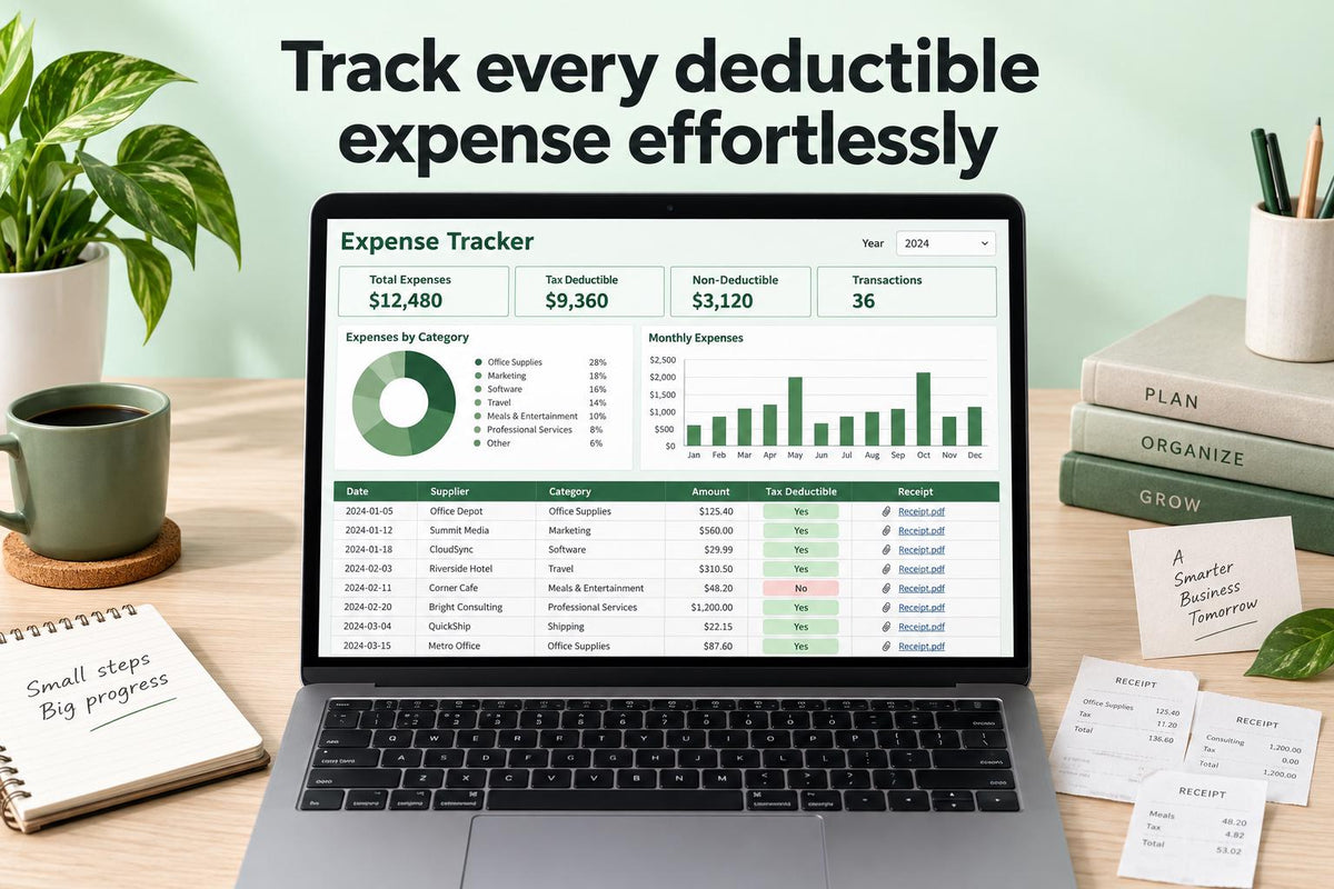 Small Business Bookkeeping Spreadsheet – preview 10