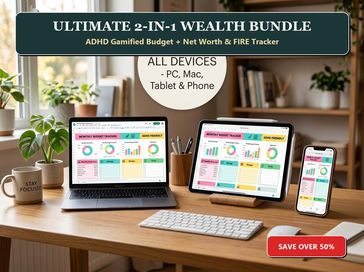 Ultimate Wealth Spreadsheet Bundle (2 in 1)