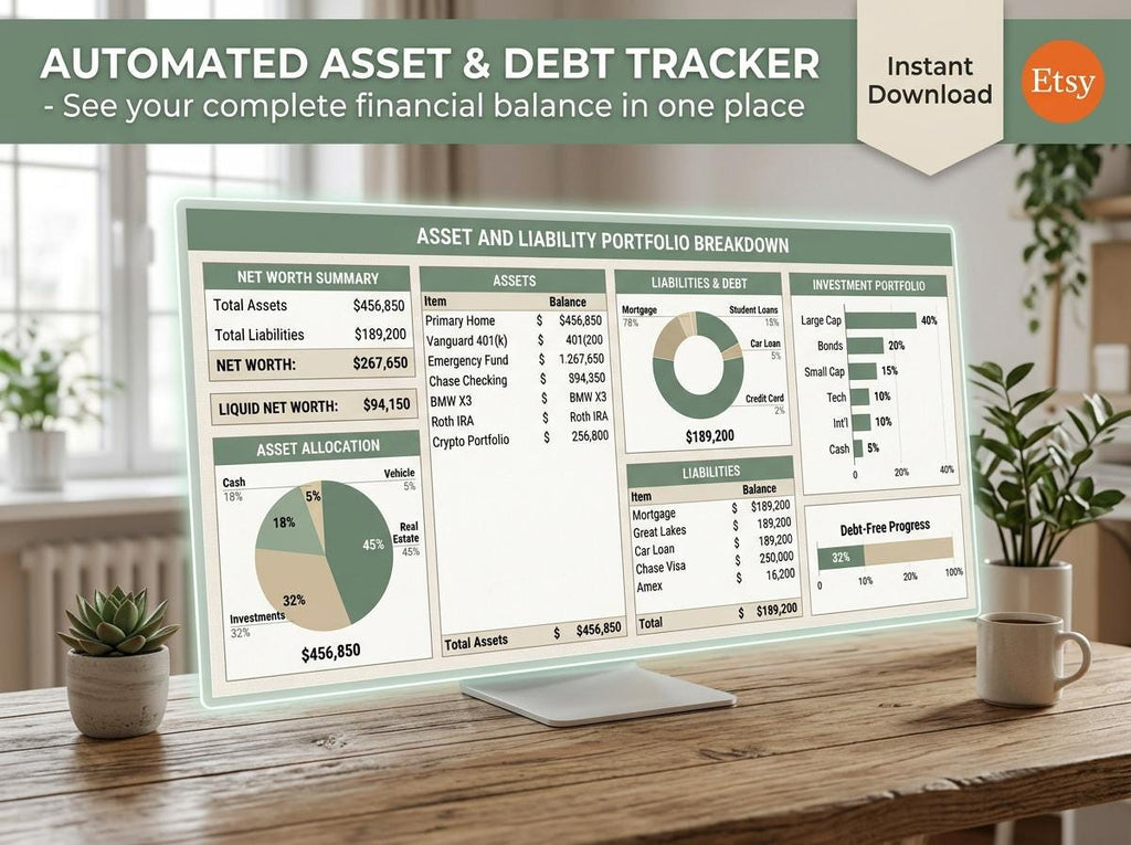 All-in-One Financial Spreadsheet Bundle (3 in 1) – preview 8