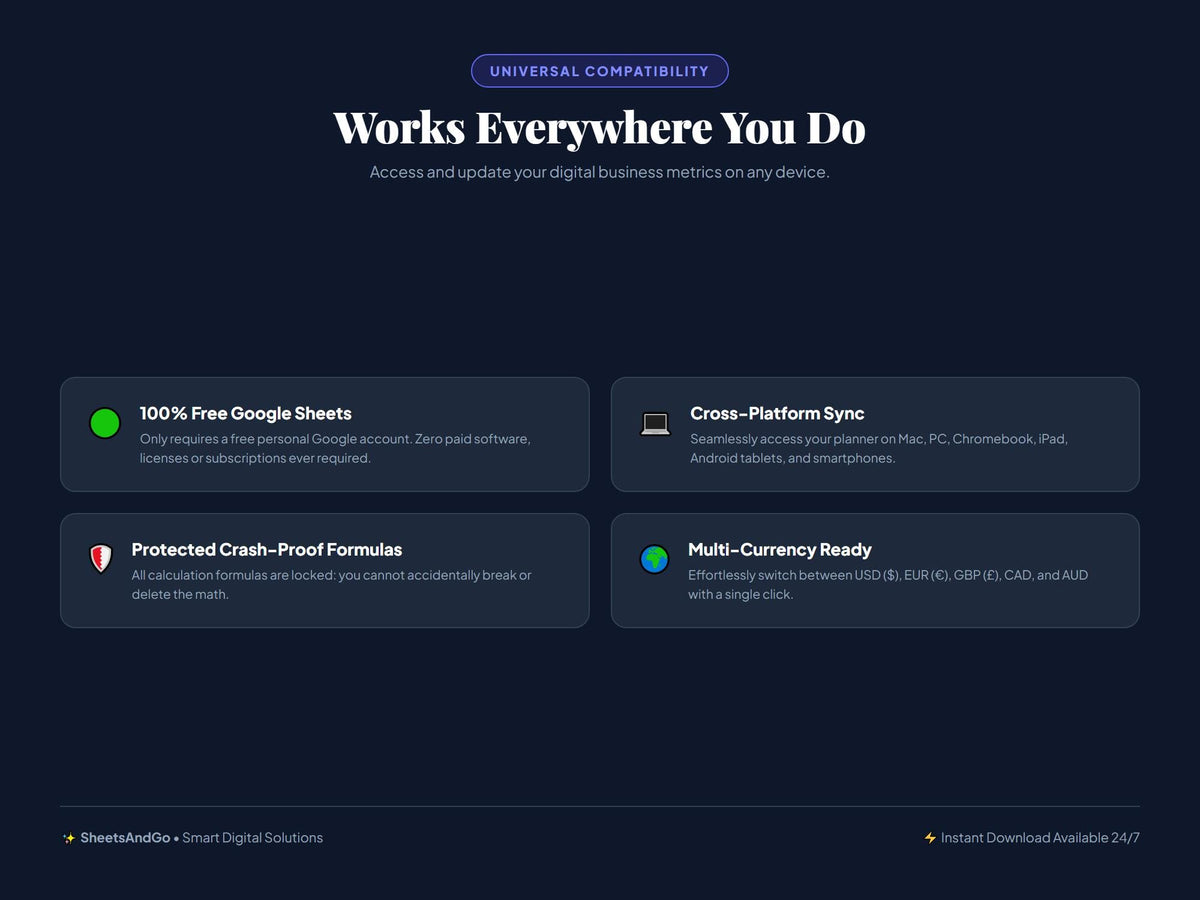 Digital Product Business Planner & Profit Tracker – preview 5