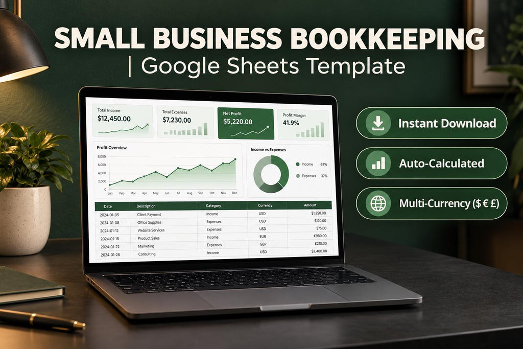 Small Business Bookkeeping Spreadsheet