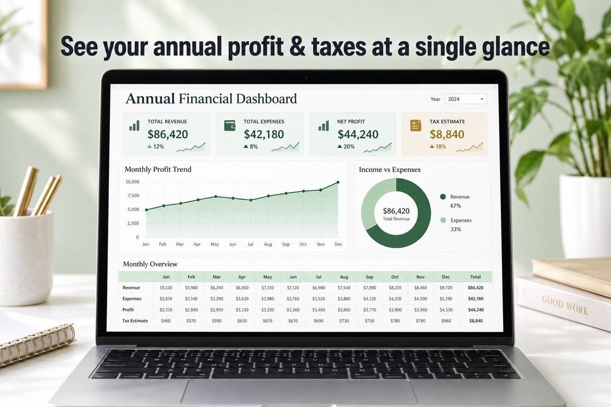 Small Business Bookkeeping Spreadsheet – preview 4