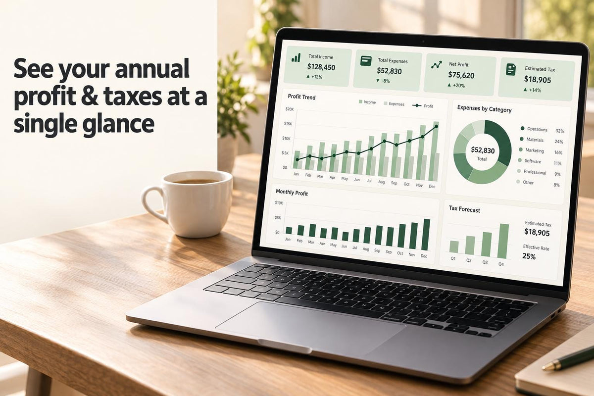 Small Business Bookkeeping Spreadsheet – preview 5
