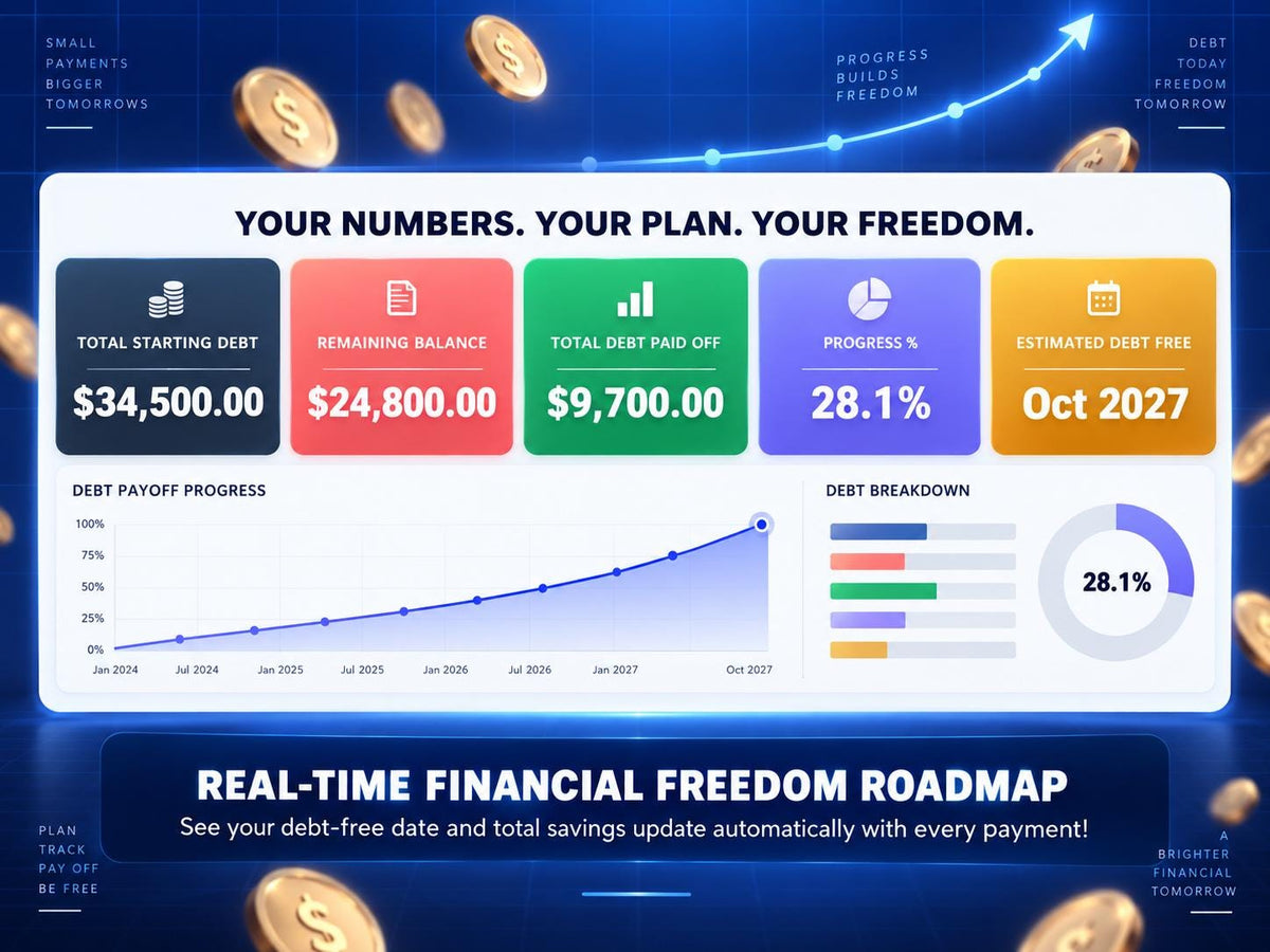 Ultimate Debt Payoff Tracker — Snowball & Avalanche