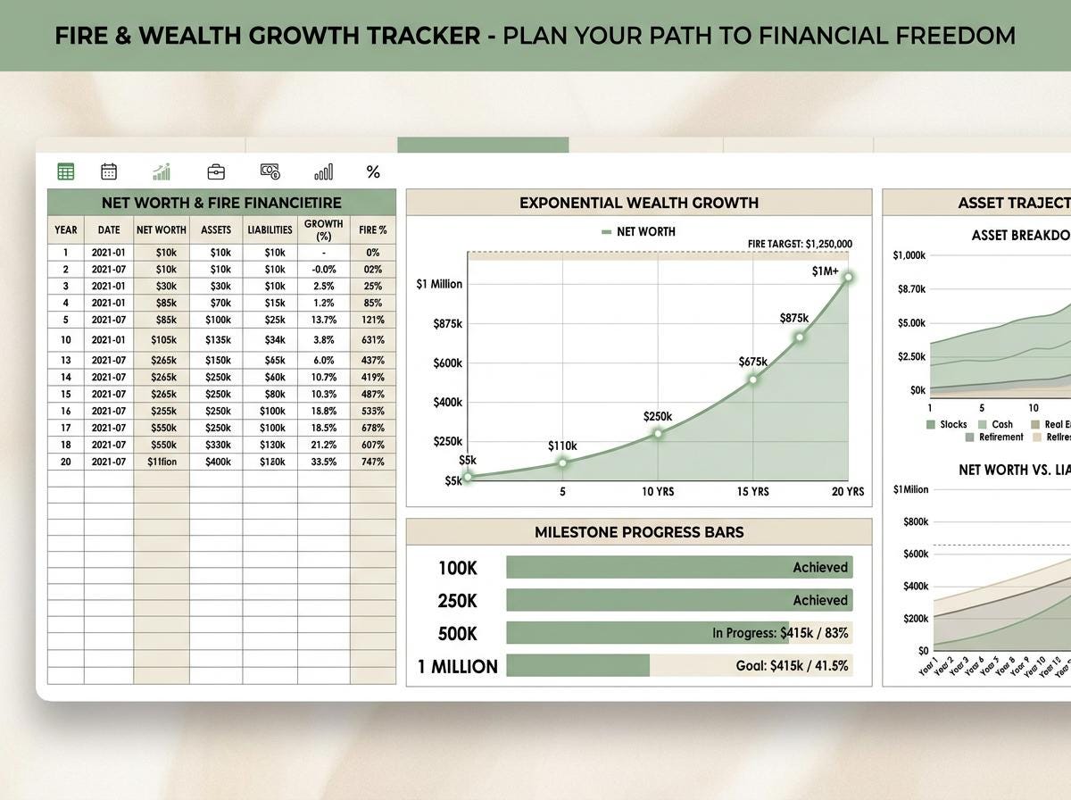 All-in-One Financial Spreadsheet Bundle (3 in 1) – preview 6