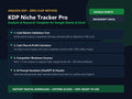 KDP Niche Research Tracker for Amazon Self Publishing